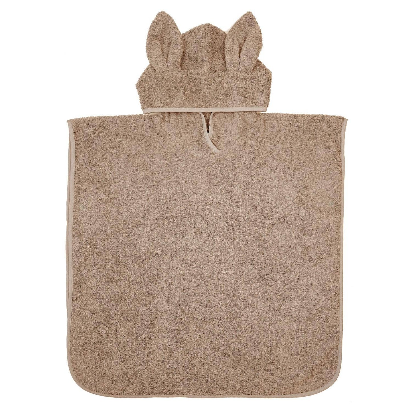 Bath Poncho Rabbit in Sand