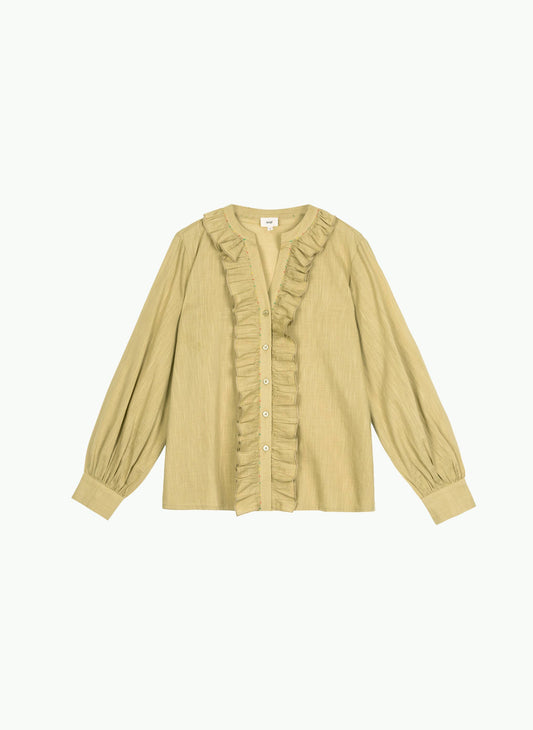 Blouse in Olive