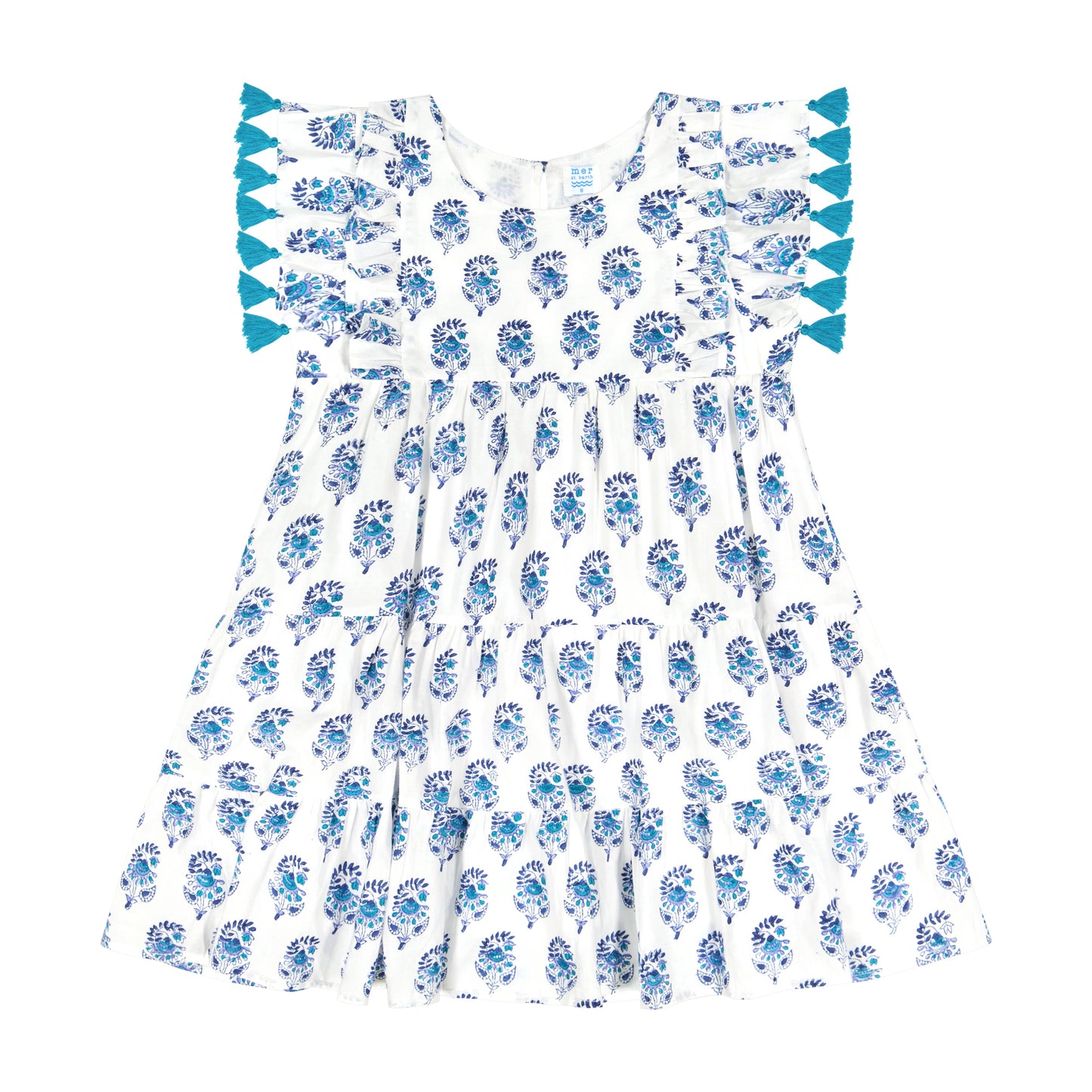 Sophie girl's tassel dress in Gypsea