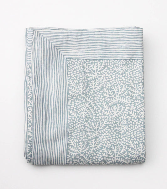 Tablecloth in Mineral Green 150x150 cm