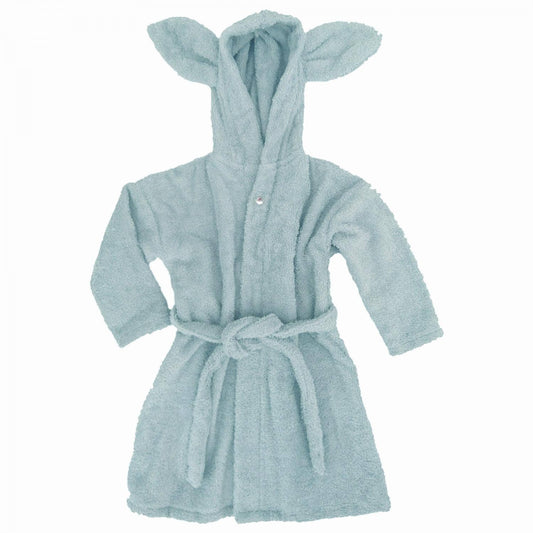 Bath Robe Rabbit in Ice Blue