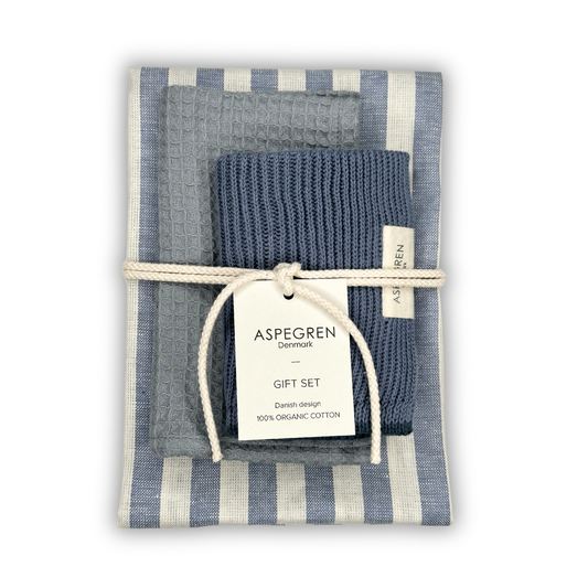 Kitchen cloths in Sea Salt - Set of Three