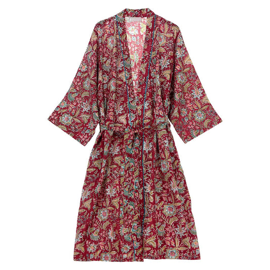 Kimono in Red Flower