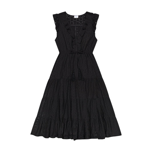 Giselle Maxi Dress Black Eyelet
