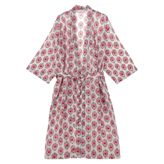 Kimono in Pink Flower