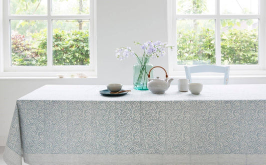 Tablecloth in Mineral Green 160 x 340 cm