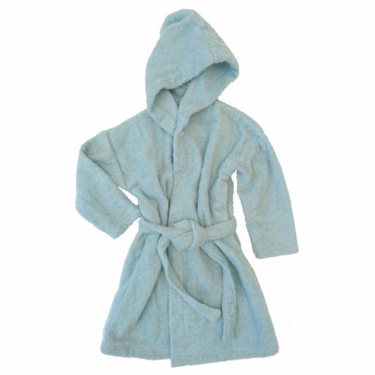 Bath Robe Ice blue 8-10 years