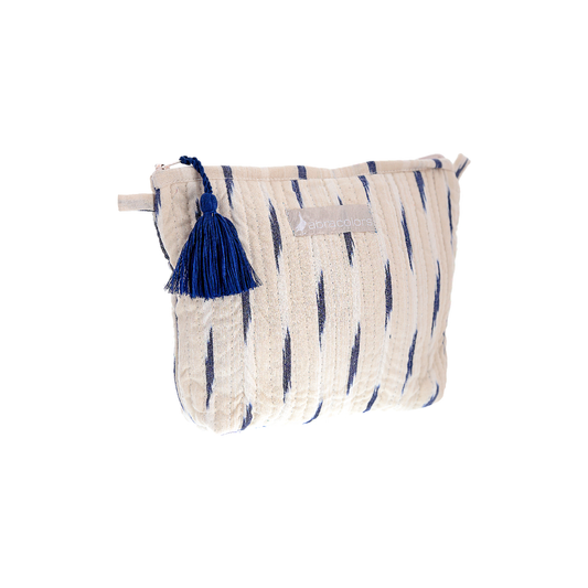 Sachet in Beige Ikat