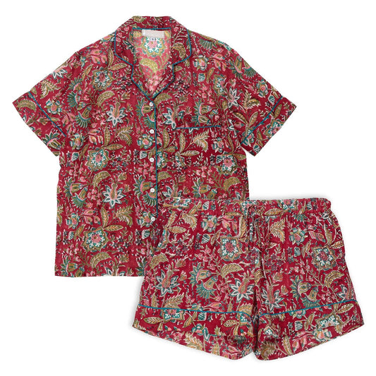 Pyjamas in Red Flower