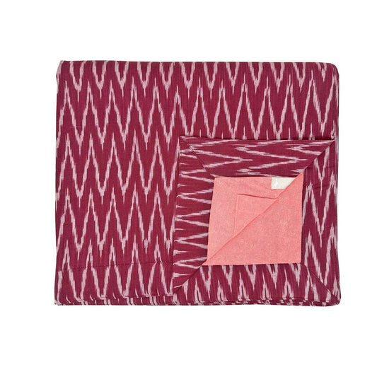 Beach Towel in Red Ikat
