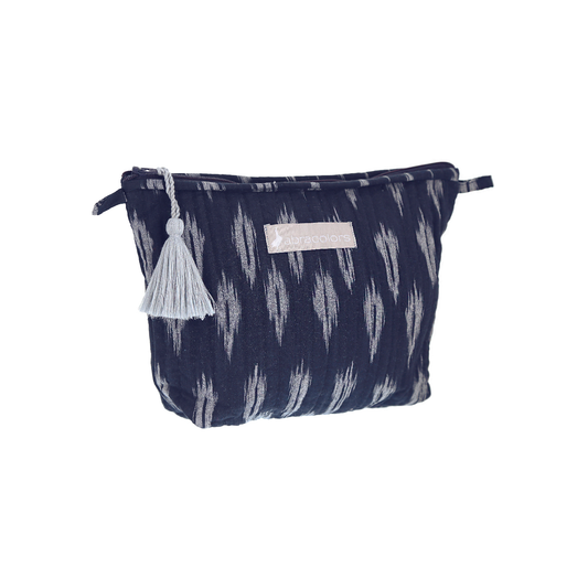Sachet in Navy Blue Ikat